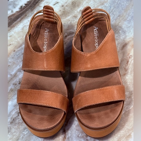 Women’s ANTELOPE Cachet Leather Platform Sandals- Size 37 - Picture 9 of 10